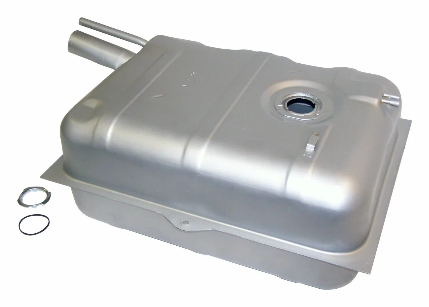 Vintage - Steel Silver Fuel Tank - J5355314
